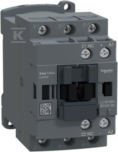 STYCZ.EASYTS 3P 12A AC3 5,5KW 24V DC 1NC