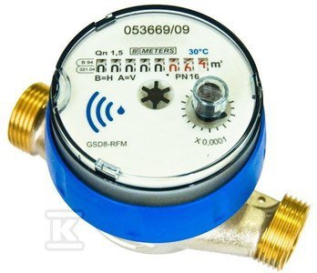 WODOM.GSD8-RFM,ZW,Q3=1.6,DN15 R100/50AM