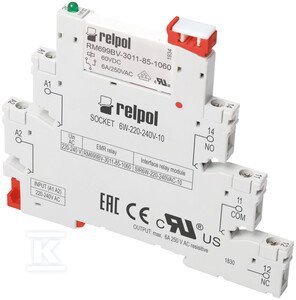 PRZEK.INTF.DO 1P 6A 230VAC IP20