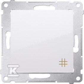 ŁĄCZ.KRZYŻ.+RAM.GIPS /IP44 BIAŁA SIM