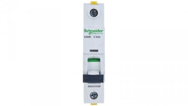 Wyłącznik nadprądowy 1P C 63A 6kA AC iC60N-C63 A9F04163