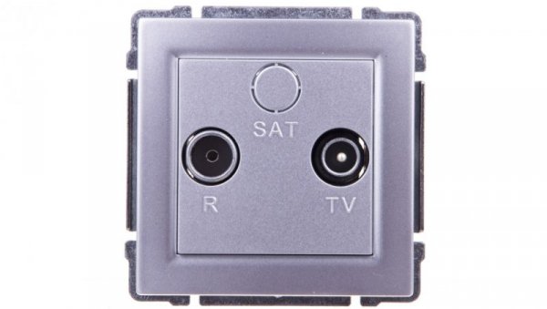 KOS66 Gniazdo antenowe RTV końcowe aluminium 664073