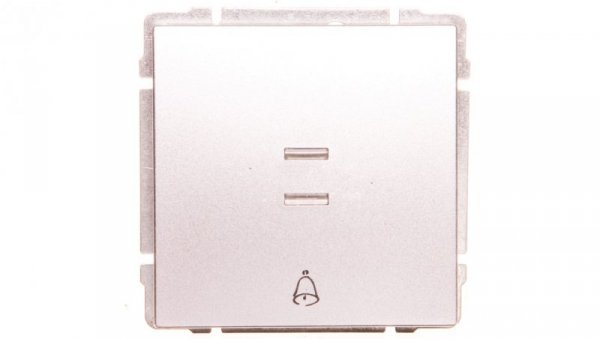 KOS66 Przycisk /dzwonek/ podświetlany aluminium 624014