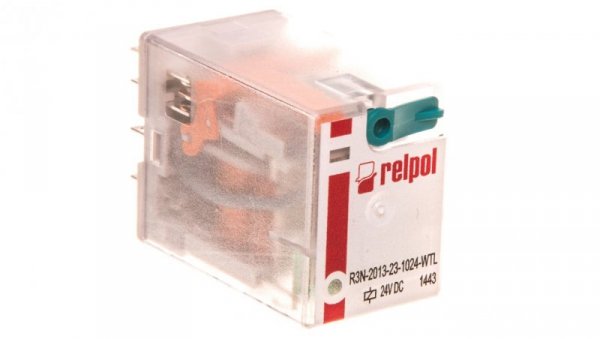 Przekaźnik przemysłowy 3P 24V DC AgNi R3N-2013-23-1024-WTL