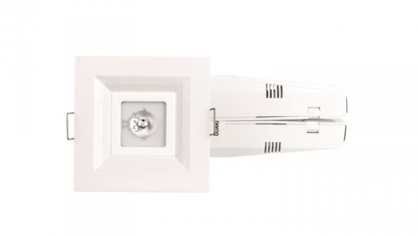 Oprawa awaryjna LOVATO P ECO LED 1W 120lm (opt. otwarta) 3h jednozadaniowa biała LVPO/1W/E/3/SE/X/WH
