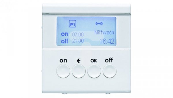 Berker S.1/B.3/B.7 Łącznik czasowy quicklink KNX RF biały, połysk 85745289