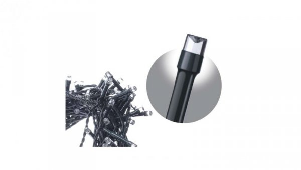 Lampki choinkowe XMAS ZYK 6W 100LED 5m IP20 zimny biały D4GC02