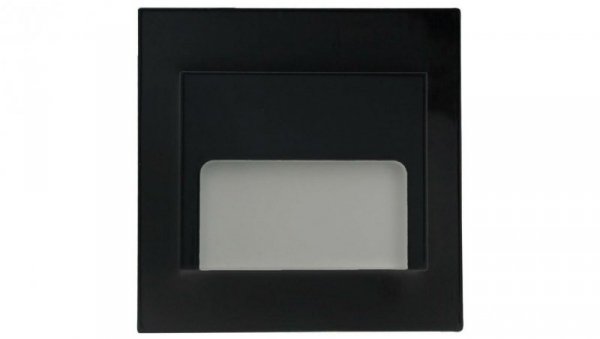 Oprawa Ontario czarna 1,5W 12VDC 4000K 9 led smd 3014 kwadrat do puszki fi 60