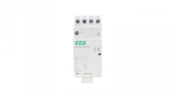 Stycznik modułowy montaż na szynie styki 4xZ 25A 24V DC ST25-40-24V-ACDC