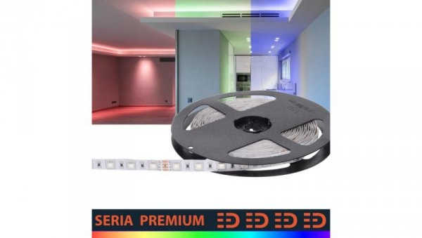 Taśma Premium 24V 60led RGB SMD5050 (5)