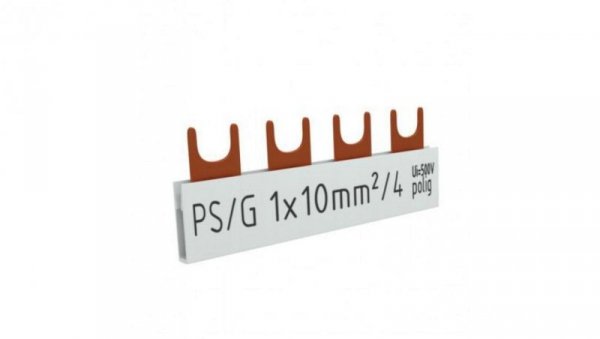 Szyna łączeniowa grzebieniowa PS/G 1-fazowa 4-modułowa 10mm2 DV 6695
