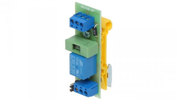 Moduł konfigurowalnego przekaźnika przełącznego na szynę DIN 10-16VDC 10A(max), 30VDC/50VAC (max) NO/NC PK1-12-PDT
