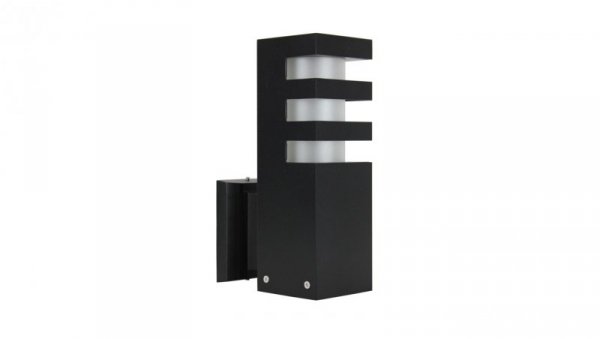 Kinkiet zewnętrzny RADO K BL, E27 max 18W, kolor czarny 0438621