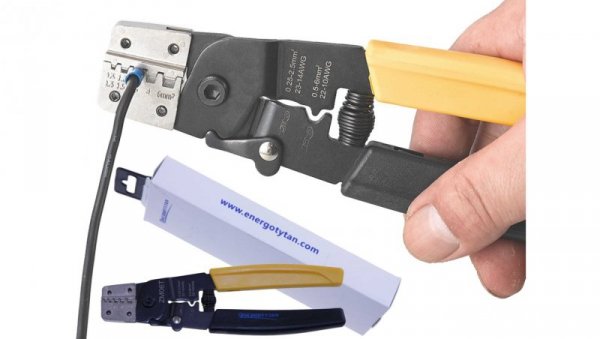 Zaciskarka to tulejek 0,25-6 mm² / Zaciskarka ko końcówek izolowanych 0,25-2,5 mm² / do końcówek kablowych Cu 0,5-6 mm² / ZM06T