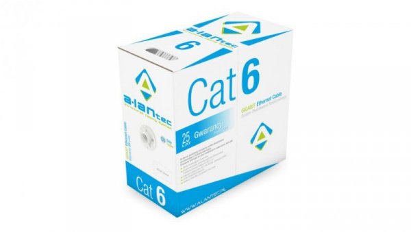 Kabel teleinformatyczny U/UTP kat.6 LSOH Dca szary ALANTEC /305m/