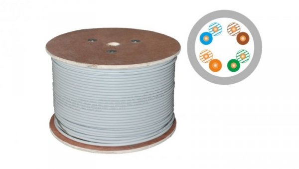 Kabel sieciowy UTP kat.5e PVC Eca Q-LANTEC /500m/ KIU5PVC500Q