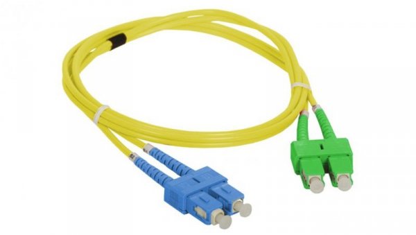 Patch cord SM SC/APC-SC duplex 9/125 3.0m FOC-SCASC-9SMD-3