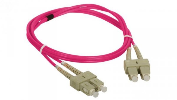 Patch cord MM OM4 SC-SC duplex 50/125 2.0m FOC-SCSC-5MMD-2-4