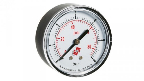 Manometr standardowy z przyłączem tylnym, śr. 40mm, 0-10bar, G1/8, M40A.PL010G18