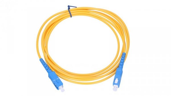 Patchcord Jednomodowy, Simplex, 3mm, 3m Extralink SC/UPC-SC/UPC