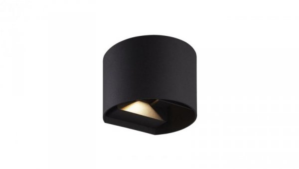 LED line LITE Kinkiet zewnętrzny LED 2x3W 3000K IP54 czarny CILINDER