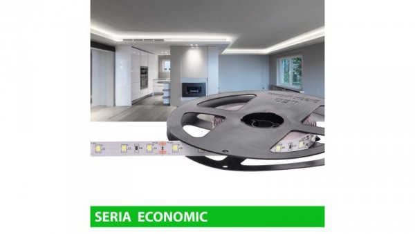 Taśma Economic+ 12V 60led W wyc 6000-7000K SMD2835 (5)