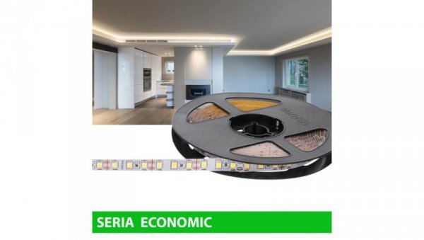 Taśma 12V 5m 600 led 48W biała neutralnasmd2835