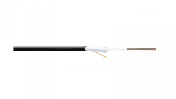 Kabel światłowodowy zewnętrzny 24 włókna (2x12 włókien) SM 9/125 OS2 G652D 1500N PE Fca czarny DK-B3924-O-SC-2 /bębnowy/