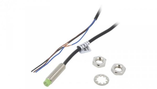 PR08-2DN Czujnik indukcyjny o zasięgu 0...2mm, NPN / NO, 10...30VDC, M8, IP67, 200mA