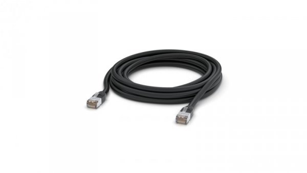 Patchcord LAN Zewnętrzny, Cat.5e STP, 5m, czarny Ubiquiti UACC-Cable-Patch-Outdoor-5m-BK