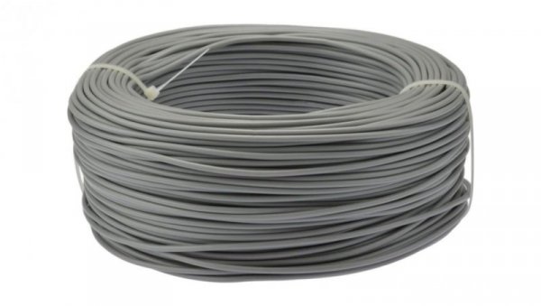 Przewód instalacyjny H07V-K / LgY 2,5 750V szary linka giętka Elektrokabel 25m