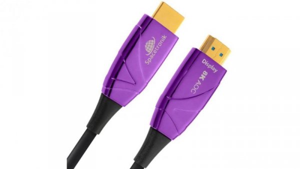Kabel optyczny HDMI 2.1 Spacetronik SH-OX500 50m
