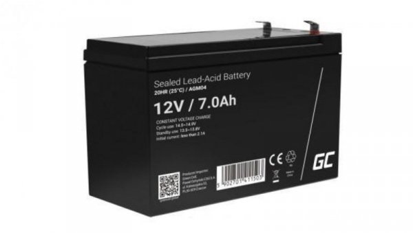 AKUMULATOR AGM Green Cell VRLA 12V 7Ah