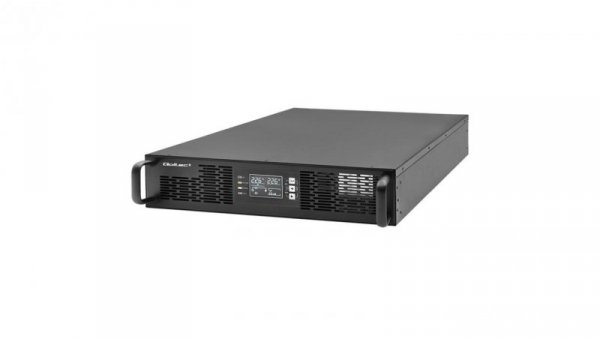 Qoltec Zasilacz awaryjny UPS do RACK 2.4kVA 2400W Power Factor 1.0 LCD EPO USB On-line