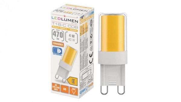 T16-C G9 4W 230V COB LED WW