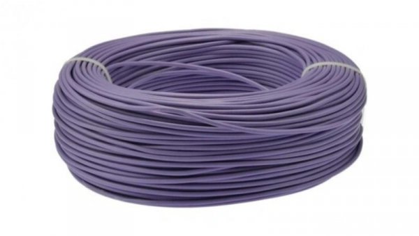 Przewód instalacyjny H07V-U / DY 0,75 750V fioletowy drut Elektrokabel 100m
