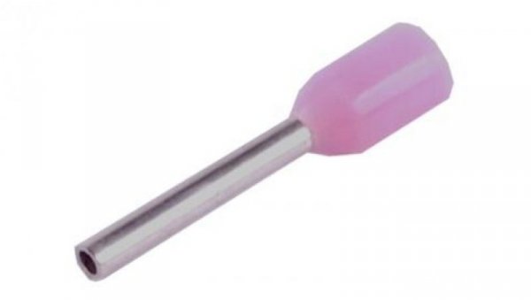 Końcówka tulejkowa izolowana 0,25mm x 8 100szt KR002508