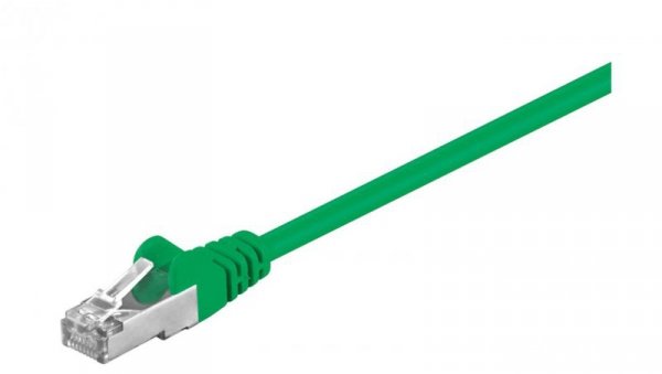 CAT 5e Kabel łączący, F/UTP, Zielony - Długość kabla 2 m
