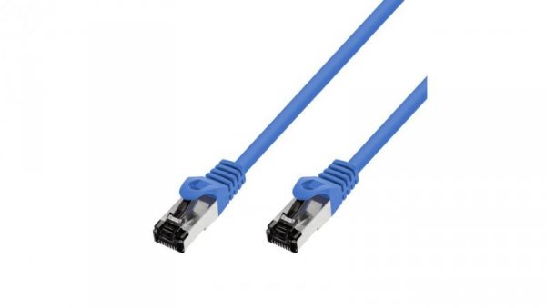 Patchcord LAN Miedź Kabel sieciowy skrętka Extralink Kat.8.1 S/FTP 15m 40G Niebieski