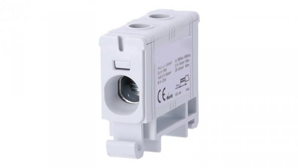 Złączka szynowa zgx 1x35 mm2 szara GEP-00042