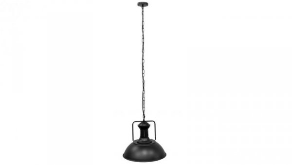 Lampa wisząca LOFT GRAVIS E27 czarna łańcuch, industrialna 1m EDO777185 EDO