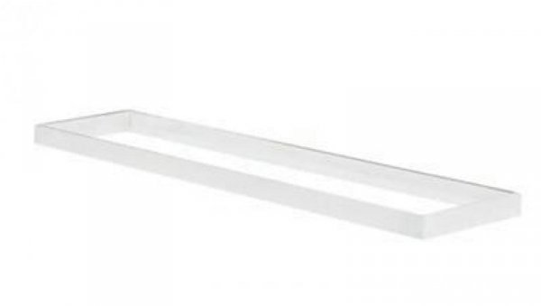 Ramka aluminiowa do paneli LED 1200x300 – wysokość 70 mm, montaż natynkowy, kolor biały RAL9003