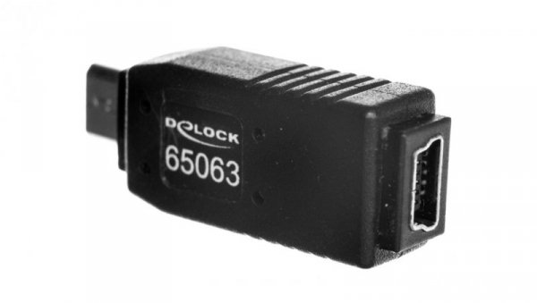 Adapter mini USB (F) - micro USB (M) (niklowane styki)