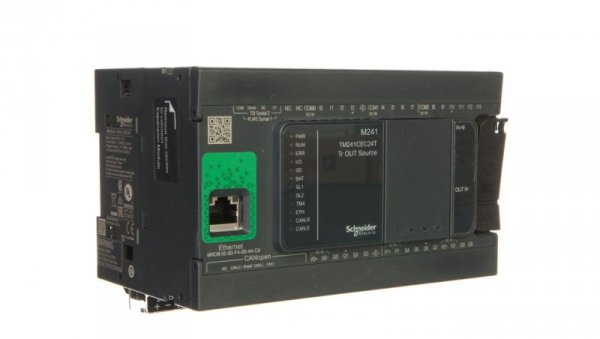 Sterownik programowalny 24I/O PNP tranzystorowe Ethernet/CANopen Modicon M241-24I/O TM241CEC24T