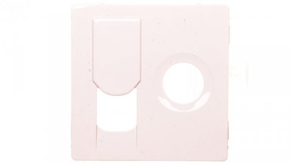 VALENA LIFE Plakietka gniazda teleinformatycznego TV/RJ45 kremowy 754831