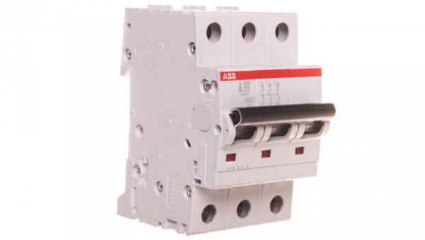 Wyłącznik nadprądowy 3P B 20A 6kA AC S203-B20 2CDS253001R0205