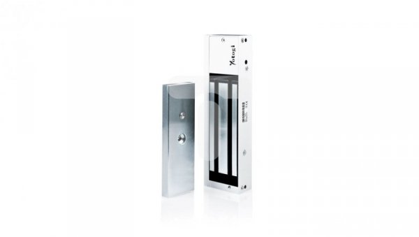 Zwora elektromagnetyczna 540kg z przekaźnikiem NO/NC, 266x67x39mm IP42 ZW1200R