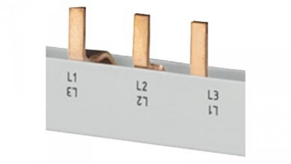 Szyna łączeniowa 3P 10mm2 sztyftowa 9 modułowa (3x3P) pełna izolacja 5ST3614