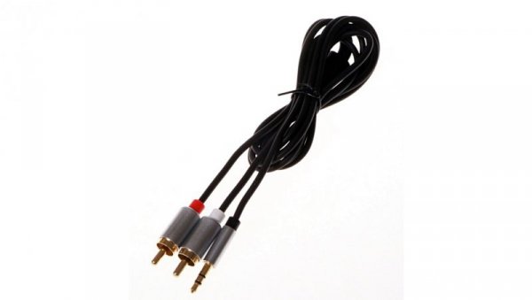 Przewód adapter Jack 3,5mm - 2x RCA 1,5m LIBOX LB0092