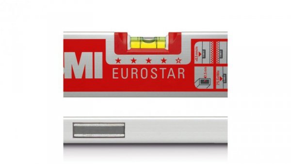 Poziomica aluminiowa magnetyczna 80cm BMI EUROSTAR MAGNET 80 17-108-21